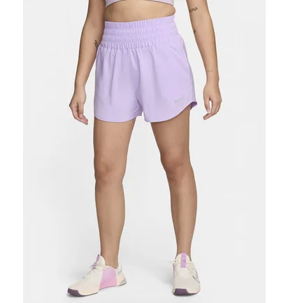 Шорты женские Nike One Dri-Fit Ultra High-Waisted 3 Brief-Lined Shorts Violet DX6642-512