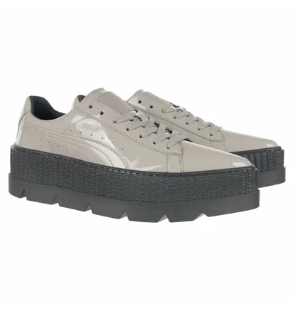 Кроссовки женские Puma X Fenty Rihanna Pointy Creeper Patent Beige 366270-02