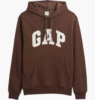 Худи мужское Gap Relaxed Logo Brown 681925141