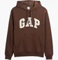 Худи мужское Gap Relaxed Logo Brown 681925141