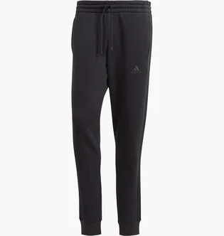 Штаны мужские Adidas Essentials Fleece 3-Stripes Tapered Cuff Pants Black IJ8885