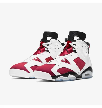 Кроссовки мужские Air Jordan 6 Retro White/Red CT8529-106