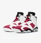Кроссовки мужские Air Jordan 6 Retro White/Red CT8529-106