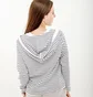 Толстовка женская AUSTRALIAN Stripes Hoodie Polyviscosa Jacket Grey LSDGC0010-010