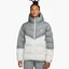 Куртка чоловіча Nike M Nk Sf Wr Pl-Fld Hd Jkt Grey/White Dr9605-084