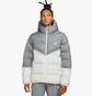 Куртка чоловіча Nike M Nk Sf Wr Pl-Fld Hd Jkt Grey/White Dr9605-084