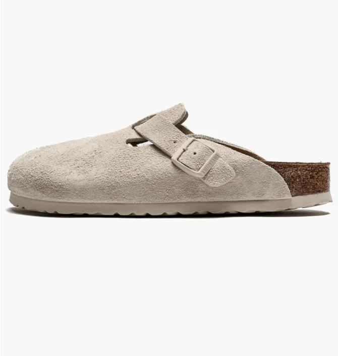 Тапочки унісекс Birkenstock Boston (Narrow) Beige 1024740