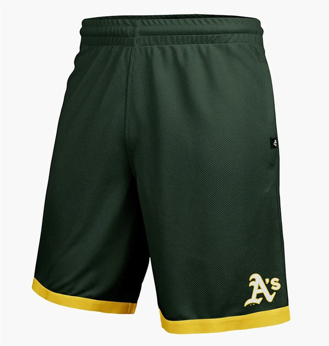 Шорты унисекс 47 Brand Mlb Oakland Athletics Imprint Olive 609515DG-FS