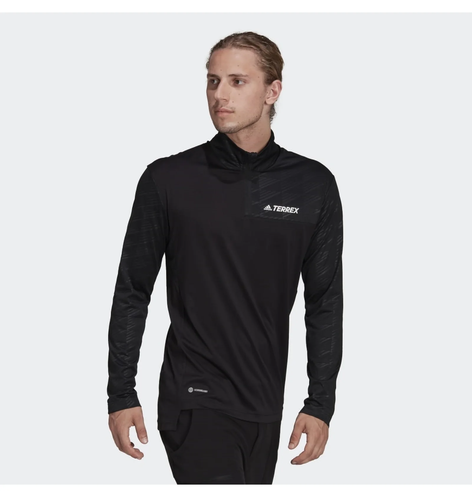 ᐉ Лонгслив мужской Adidas Terrex Multi Half-Zip Tee Black H53391