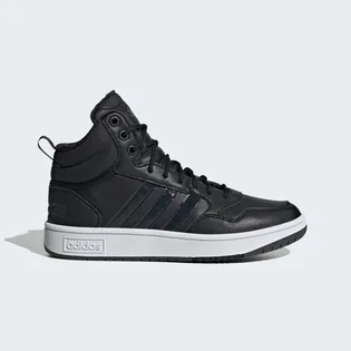 Кроссовки женские Adidas Hoops 3.0 Mid Lifestyle Basketball Classic Fur Lining Winterized Shoes Black GW6434