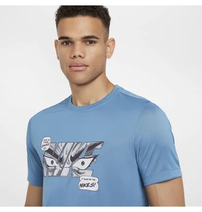 Футболка мужская Nike Df Ss Rlgd Iykyk Light Blue HF6144-429
