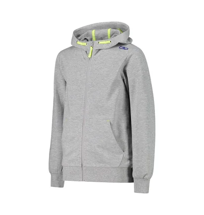 Толстовка детская CMP Kid Jacket Fix Hood Grey 32D8244M-U632