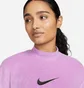 Футболка женская Nike Nsw Mock Ss Tee Trry Ms Violet FJ4894-532