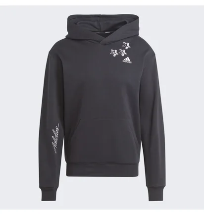 Худі чоловіче Adidas Scribble Fleece Black HY1287