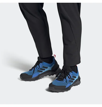Кроссовки мужские Adidas Terrex Ax4 Primegreen Hiking Shoes Light Blue/Black Gz3009