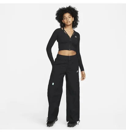 Топ жіночий Nike Nsw Ls Top Rib Sw Black FJ5220-010