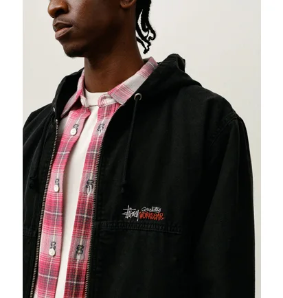 Толстовка унисекс Stussy Canvas Insulated Work Jacket Black 115716-0001