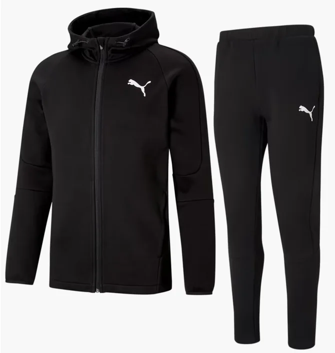 Спортивний костюм чоловічий Puma Evostripe Black 585812-01__585814-01