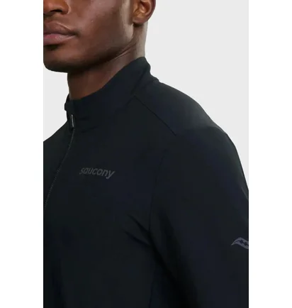 Вітровка чоловіча Saucony Hurricane Soft Shell Black SAM800407-BK