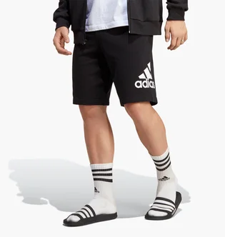 Шорты мужские Adidas Essentials Big Logo French Terry Shorts Black Ic9401