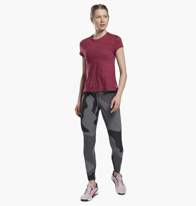 Футболка женская Reebok Workout Ready Activchill T-Shirt Bordo Gr9523