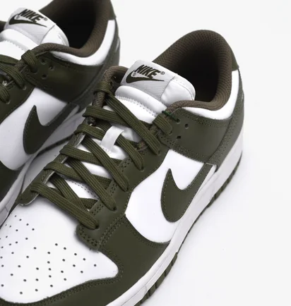 Кроссовки женские Nike W Dunk Low White/Green DD1503-120