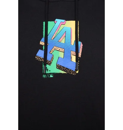 Худи унисекс 47 Brand La Dodgers Sundale Black 646067JK-FS