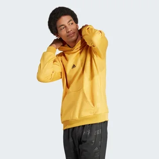 Худи мужское Adidas Embossed Polar Fleece Yellow IJ6429