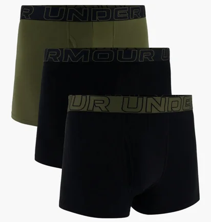 Трусы мужские Under Armour Performance (3 шт) Black/Olive 1383891-005