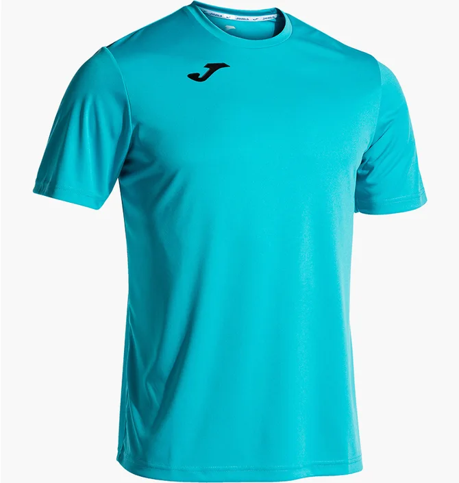 Футболка мужская Joma Combi Short Sleeve T-Shirt Light Blue 100052.010