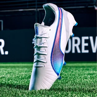 Бутсы мужские Puma King Ultimate Firm Ground/Artificial Ground Soccer Cleats White 107809-02
