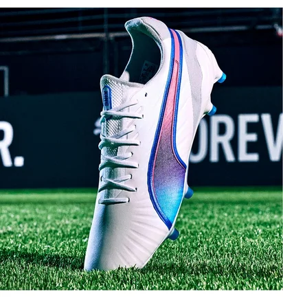 Бутсы мужские Puma King Ultimate Firm Ground/Artificial Ground Soccer Cleats White 107809-02