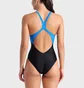 Купальник женский Arena Breath Swimsuit V Back Lb 38 Black 008330-580