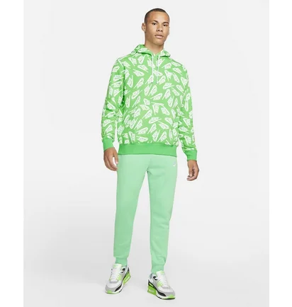 Худи мужское Nike Sportswear Sport Essentials+ Green/White DD4847-362