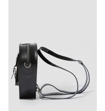 Рюкзак жіночий Dr. Martens Heart Shaped Hardware Kiev Leather Crossbody Backpack Black AC807033