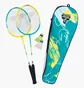 Ракетка для бадмінтону Talbot torro 2-Fighter Premium Turquoise/Yellow 449412
