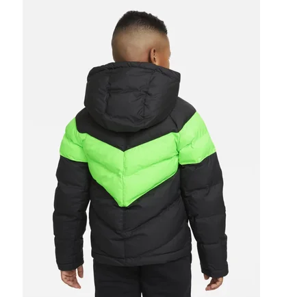 Пуховик дитячий Nike U NSW SYNTHETIC FILL JACKET Black/Green CU9157-016