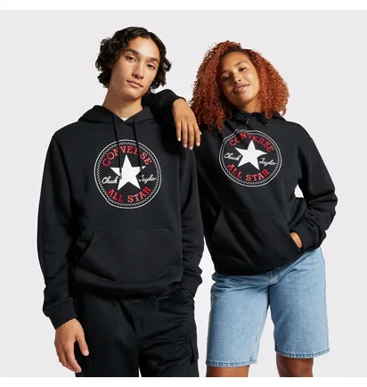 Худи мужское Converse Go-To All Star Patch Standard-Fit Black 10025469-001
