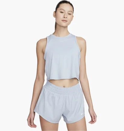 Топ жіночий Nike One Classic Dri-Fit Cropped Tank Top Light Blue FN2845-440