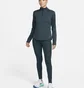 Леггинсы женские Nike Fast Mid-Rise 7/8 Printed Leggings With Pockets Blue FB4579-328