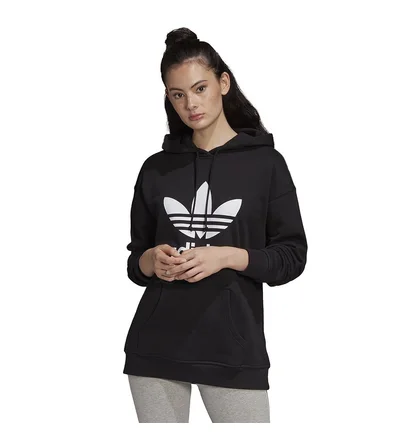 Худі жіноче Adidas Adicolor Trefoil Hoodie Black FM3307