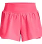 Шорты женские Under Armour Flex Woven 2 In 1 Training Shorts Pink 1376936-683