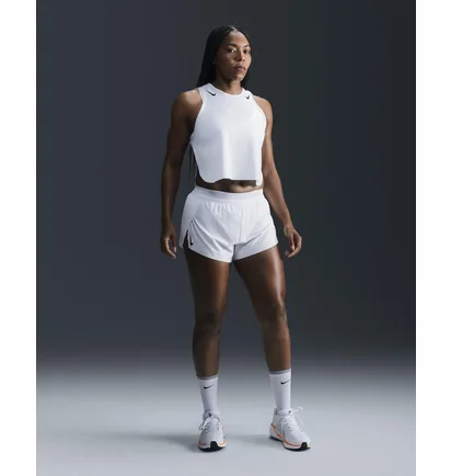 Шорты женские Nike Aeroswift Dri-Fit Adv Mid-Rise Brief-Lined 3 Running Shorts White FN2328-100