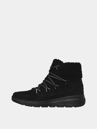 Ботинки женские Skechers On-The-Go Glacial Ultra - Winter Is Coming Black 144187-BBK