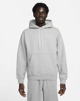 Худи мужские Nike Solo Swoosh Hoodie Grey DX1355-063