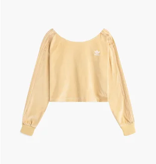 Свитшот женский Adidas Off Shoulder Sweatshirt Beige H18839