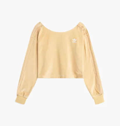 Свитшот женский Adidas Off Shoulder Sweatshirt Beige H18839