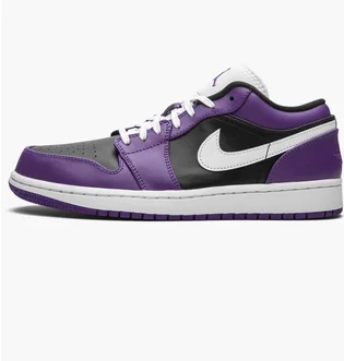 Кроссовки мужские Air Jordan 1 Low Violet/Black 553558-501