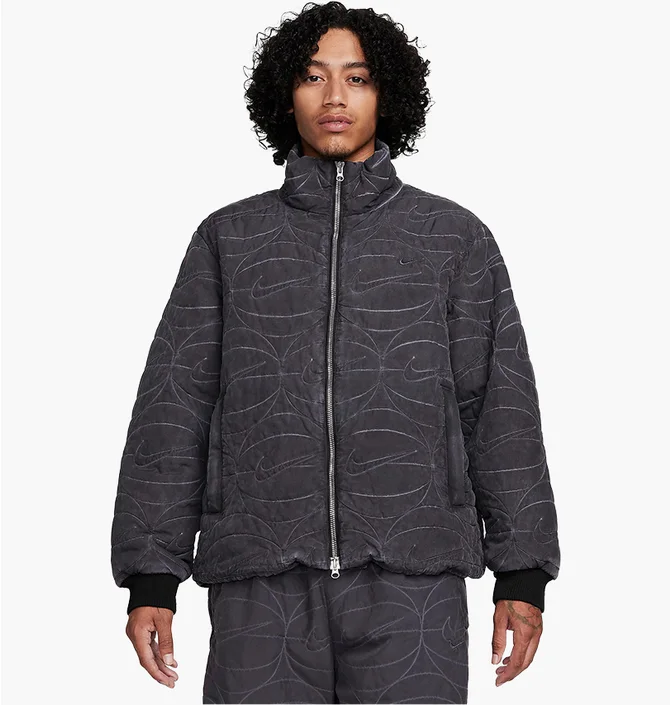 Куртка чоловіча Nike Woven Full-Zip Basketball Jacket Black FB7101-010