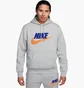 Худи мужское Nike Club Fleece Pullover Hoodie Grey FN3104-063